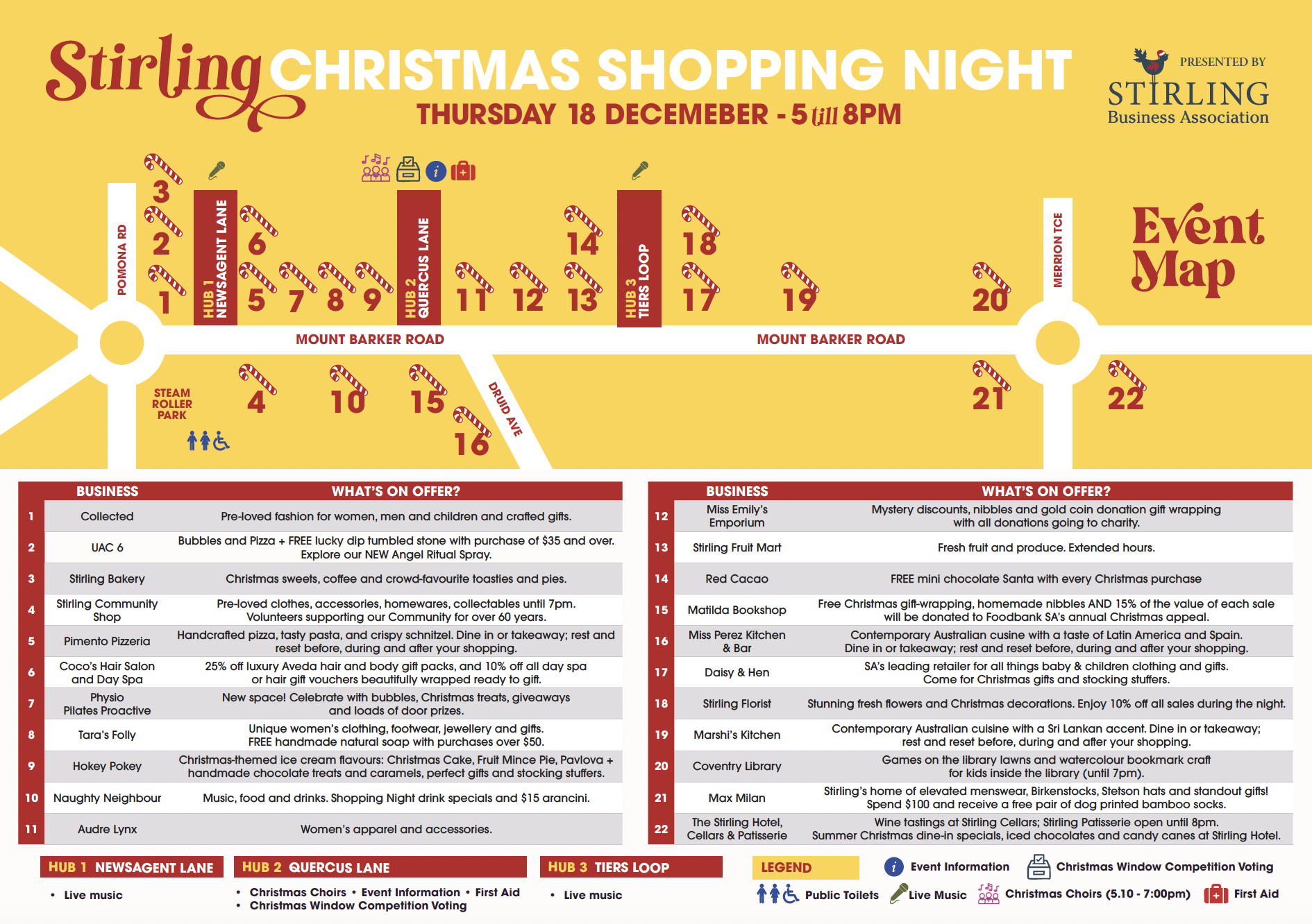 Stirling Christmas Shopping Night 2025
